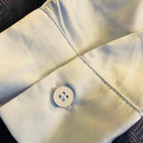 Drop Down Shoulder Satin Blouse - Picture 6 of 12